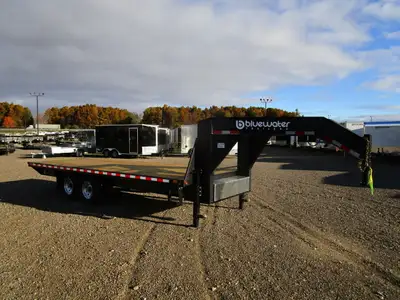 Canada Trailers Straight Deck Gooseneck Deckover Trailer 15,120 lbs. GVWR is $11,370.00 ! Ord: 76984...