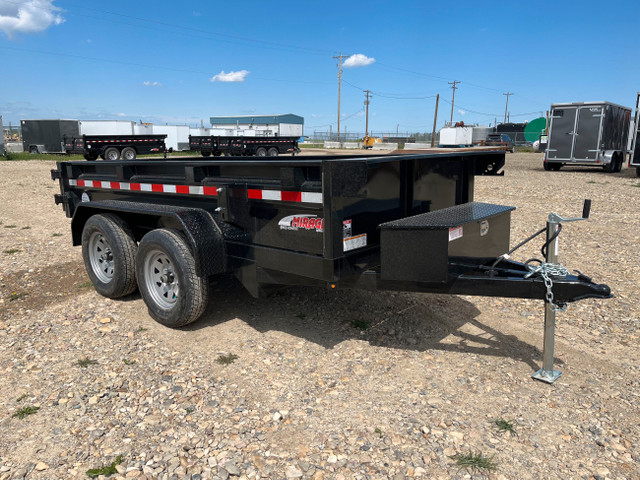 New 5x10ft Low Profile Homeowner Dump Trailer, 7000# GVWR in Cargo & Utility Trailers in Calgary - Image 2