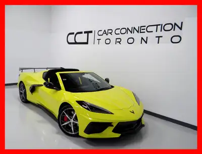 2020 CHEVROLET CORVETTE C8 3LT CARFAX VERIFIED, CLEAN TITLE, NO ACCIDENTS! ONLY 11,000KM! NEW CAR SM...