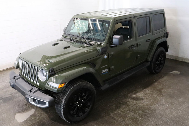 2021 Jeep Wrangler UNLIMITED SAHARA + 4XE + CUIR VOLANT CHAUFFAN in Cars & Trucks in Laval / North Shore - Image 3