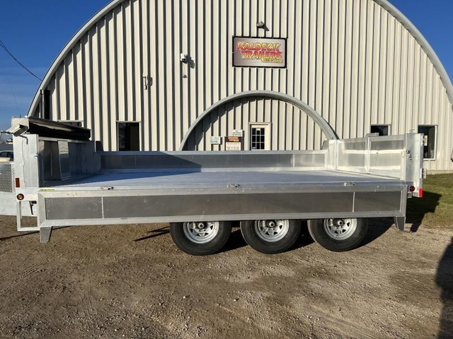 2022 Millroad 8' x 16' Dump Trailer 21K Base in Cargo & Utility Trailers in Portage la Prairie - Image 2