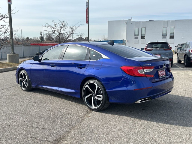  2022 Honda Accord Sedan Sport 2.0 - Sunroof - Lane Watch - Rear dans Autos et camions  à Région de Mississauga/Peel - Image 4