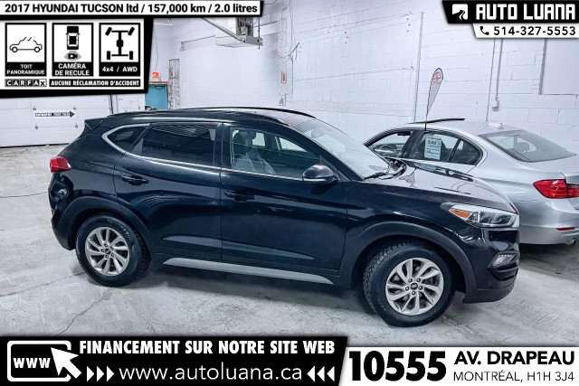 2017 HYUNDAI Tucson Limited AWD/NAVIGATION/CUIR/TOIT PANO/CAMERA in Cars & Trucks in City of Montréal - Image 3