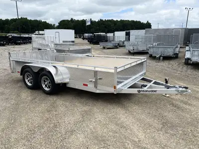 Canadian Mennonite Built Tandem Axle Aluminum Utility Trailer is $6,370.00 ! Ord: E1517-3858 - Ser:...