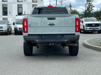 This 2021 Ford Ranger Lariat has a Cactus Grey Exterior and Ebony Leather Interior with seating for... (image 4)