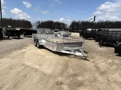 Canadian Mennonite Built Tandem Axle Aluminum Utility Trailer is $6,835.00 ! Ord: E1438-3595 - Ser:...