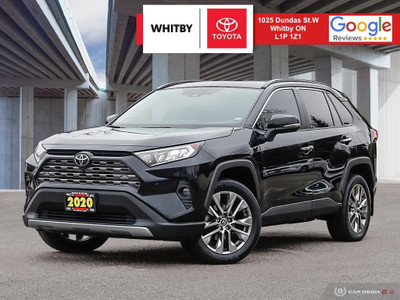 2020 Toyota RAV4 Limited AWD Sport Utility / Black Faux Leather 