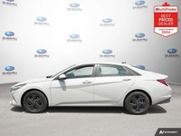 Odometer is 21952 kilometers below market average! Grey 2021 Hyundai Elantra Preferred FWD CVT I4 AP... (image 1)