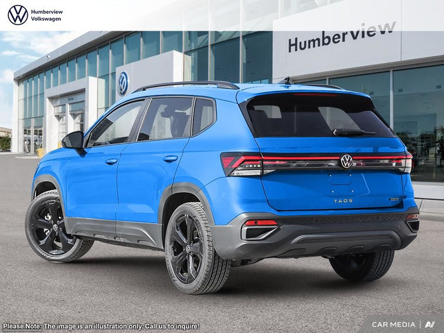 2025 Volkswagen Taos Comfortline Black Edition 4MOTION in Cars & Trucks in Mississauga / Peel Region - Image 4