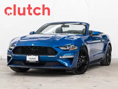 2018 Ford Mustang EcoBoost Premium w/ SYNC 3, Rearview Cam, Blue