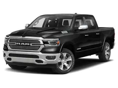 2022 RAM 1500 Laramie Night Crew 4x4 | 5.7L HEMI | 69,284 KM | Diamond Black | Loaded with 12” scree...