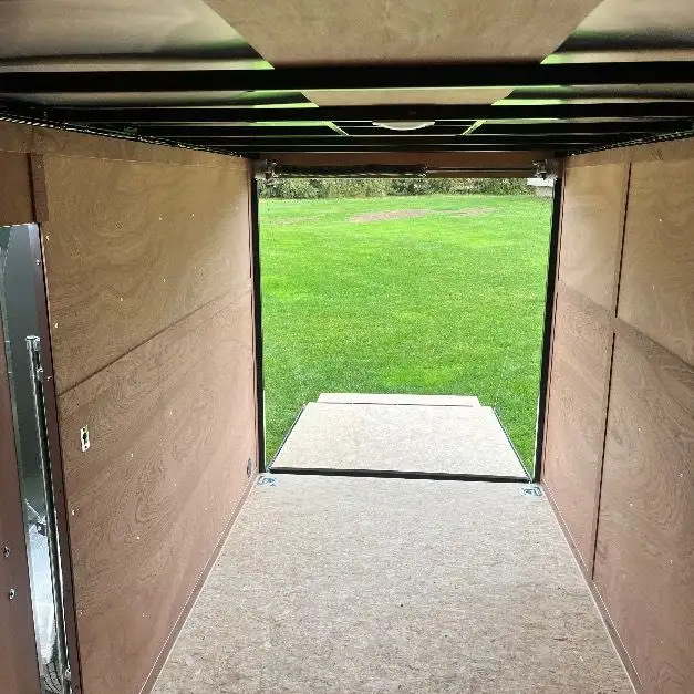 6x12 Single Axle 6.6 INT Enclosed Cargo Trailer in Cargo & Utility Trailers in Brantford - Image 13