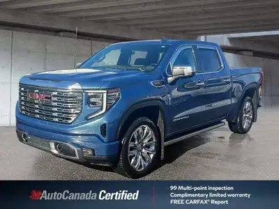 Recent Arrival! Blue 2024 GMC Sierra 1500 Denali 4WD 10-Speed Automatic EcoTec3 6.2L V8 | 1-Owner Ve...