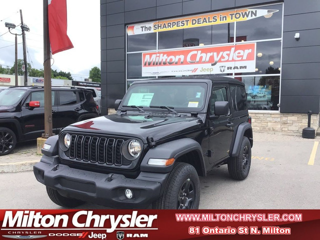 2024 Jeep Wrangler SPORT 2DR 4X4, V6, AUTO, SUNSCREEN GLASS in Cars & Trucks in Oakville / Halton Region