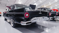 This stunning tribute 1957 E-Thunderbird, a true black beauty with a rich history, was originally ac... (image 4)