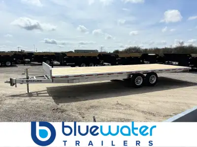 Canadian Mennonite Built Tandem Axle Aluminum Deck Over Trailer 9990lbs is $10,920.00 ! Ord: E1371-3...