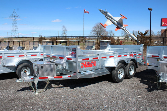 2024 N & N ID82168G14K 82x14 Dump Trailer in Cargo & Utility Trailers in Trenton