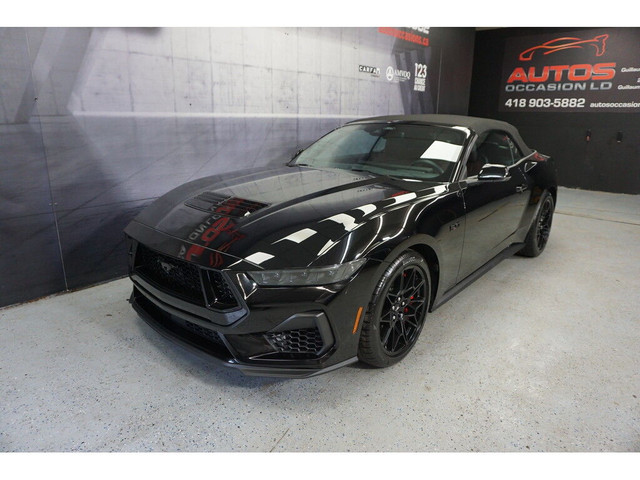 2025 Ford Mustang GT PREMIUM 5.0L AUTO CONVERTIBLE CUIR ROUGE WO in Cars & Trucks in Lévis - Image 4