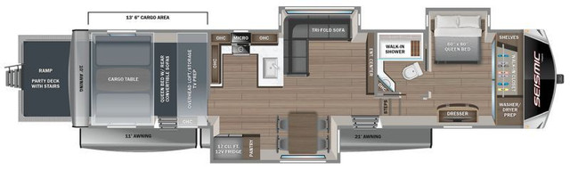 2024 JAYCO SEISMIC 399 in Travel Trailers & Campers in Hamilton - Image 2
