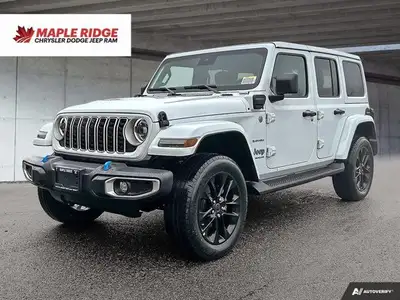 This Jeep Wrangler 4xe delivers a Intercooled Turbo Gas/Electric I-4 2.0 L/122 engine powering this...