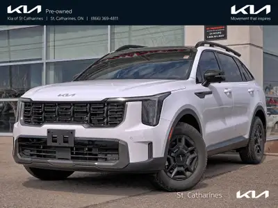 This accident-free and dealer demonstrator 2024 Kia Sorento X-Pro AWD provides an exceptionally comf...