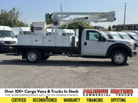 43FT+ platform height Terex bucket truck, service body with aluminum locking cabinets, 6.7L Diesel e... (image 5)