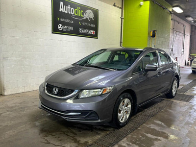  2014 Honda Civic Sedan 4dr CVT LX SEULEMENT 56 522 KM