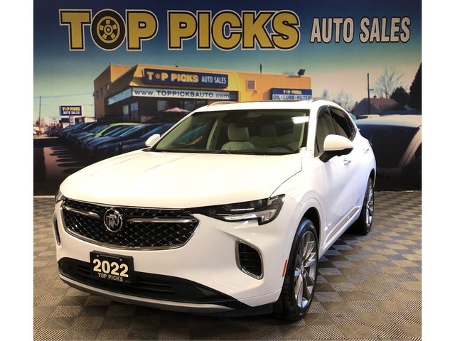  2022 Buick Envision Avenir, Fully Loaded, One Owner, Accident F in Cars & Trucks in North Bay