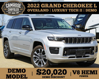 2022 Jeep Grand Cherokee L Overland | V8 HEMI Power | Luxury Tec