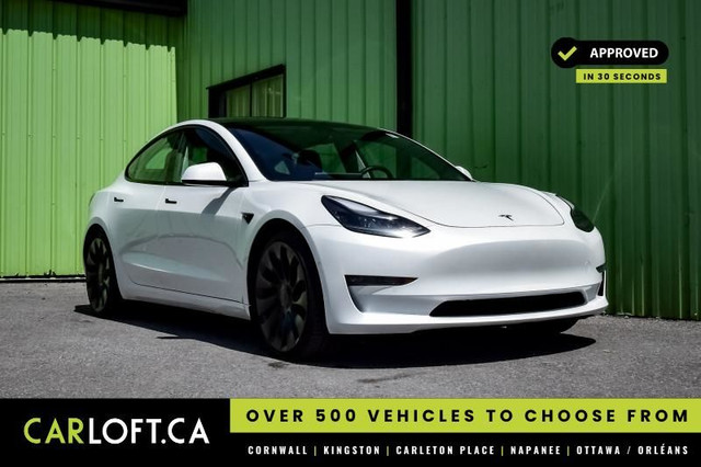 2022 Tesla Model 3 Performance AWD • SUNROOF • 360 CAM • FAST CH in Cars & Trucks in Ottawa