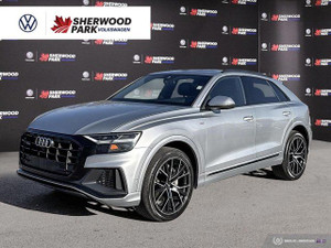 2020 Audi Q8 Progressiv | S LINE | NAVI | PANO-ROOF | HEATED AND COOLED SEATS | 360 CAMERA