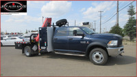 2013 RAM 4500HD CREW CAB WITH FASSI F65A BOOM PICKER CRANE TRUCK AMVIC Licensed Dealership Financing... (image 3)