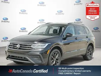 New Price! Deep Black Pearl 2024 Volkswagen Tiguan Comfortline 4Motion AWD 8-Speed Automatic 2.0L TS...