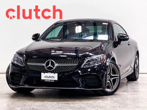 2019 Mercedes-Benz C-Class C 300 4Matic AWD w/ Apple CarPlay, Heated Front Seats, Rearview Cam