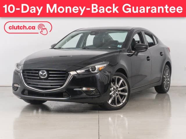 2018 Mazda Mazda3 GT w/ Rearview Cam, Bluetooth, Dual Zone A/C in Cars & Trucks in Bedford