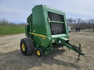 2012 John Deere 9 Series Round Baler 568, View more