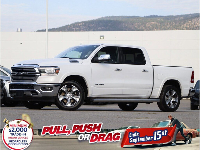 2019 Ram 1500 Laramie 4x4 Crew Cab 5'7 Box - No Accidents in Cars & Trucks in Penticton