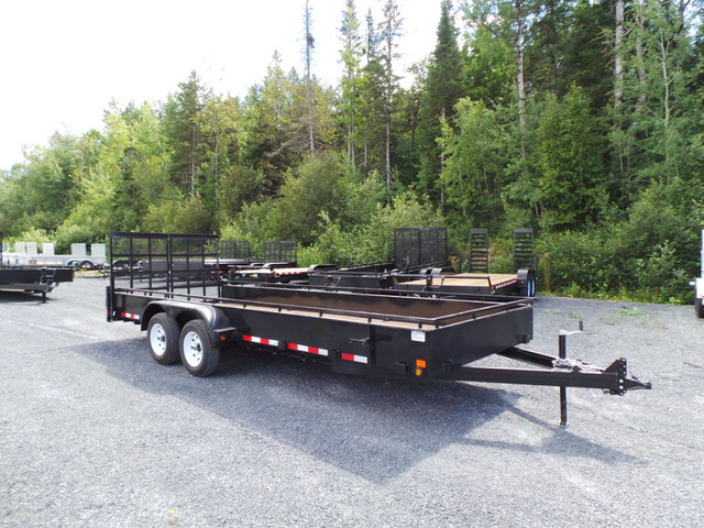 2024 CANADA TRAILERS 7X20' TANDEM AXLE LANDSCAPE TRAILER in Cargo & Utility Trailers in Fredericton