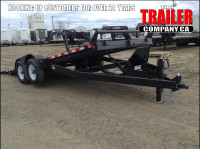 2024 7X20 DECKOVER TRAILER, TRI- AXLE, STEEL, BLACK, 14000GVWR