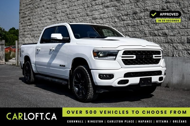 2022 Ram 1500 Sport • COOLED LEATHER • NAV • TONNEAU COVER in Cars & Trucks in Cornwall