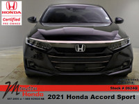 Recent Arrival! 2021 Honda Accord Sport Black FWD CVT I4 DOHC 16V Turbocharged CLEAN CARFAX, BRAND N... (image 8)