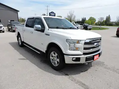 A beautiful condition, and well-optioned 2015 F150 Lariat SuperCrew that is powered by a 2.7L V6 Eco...