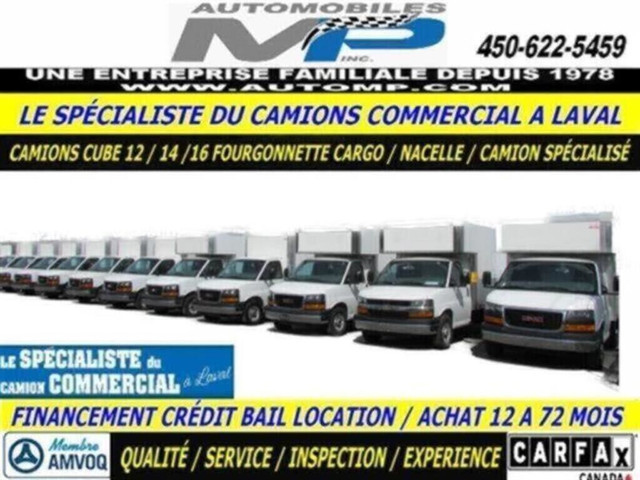 2018 GMC Savana Cargo Van SAVANA EXPRESS CARGO CUBE TRANSIT NACE in Cars & Trucks in Laval / North Shore - Image 2