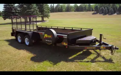 Deluxe Landscape Trailers By Miska Trailers Canadian Made Landscape Trailers starting at just $4,695...