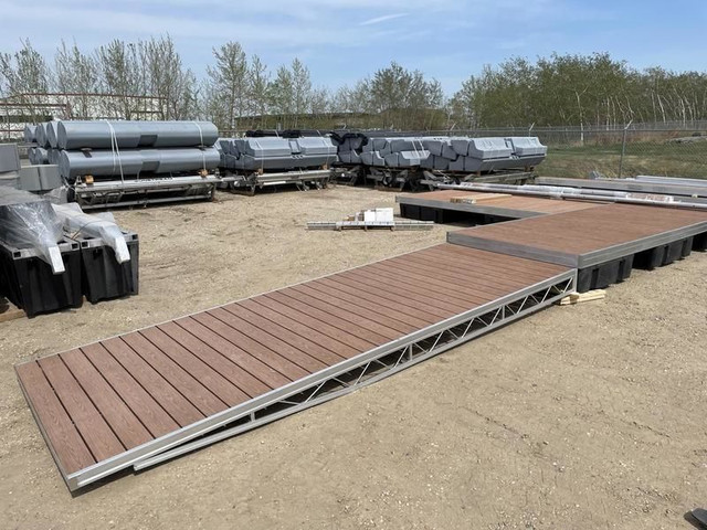 2023 Paradise Floating Dock System - Woodgrain Aluminum dans Vedettes et bateaux à moteur  à Saskatoon