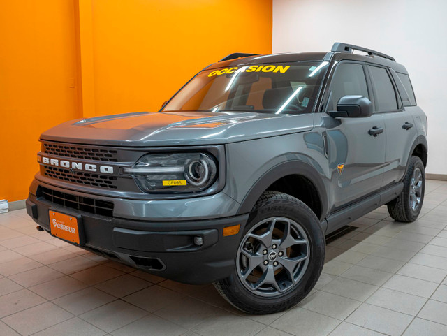 2023 Ford BRONCO SPORT BADLANDS ECOBOOST 4X4 400A *SIÈGES CHAUFF in Cars & Trucks in Laurentides