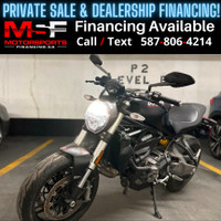 2019 DUCATI MONSTER 821 STEALTH EDITION (FINANCING AVAILABLE)