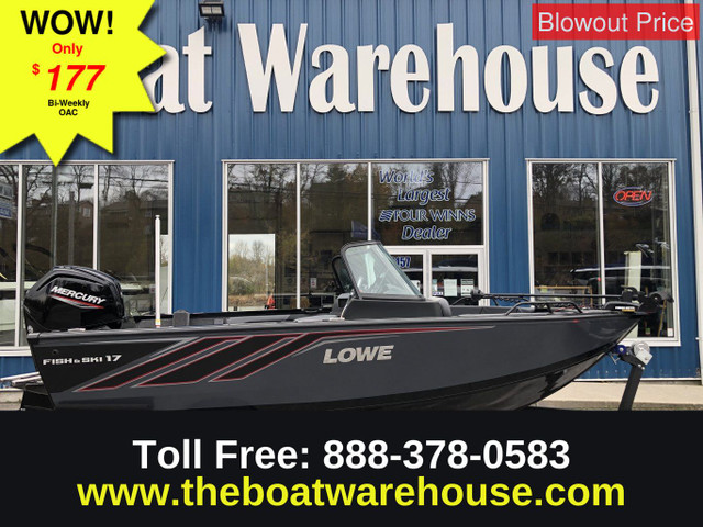 2025 Lowe boats Fish & Ski 1700 in Powerboats & Motorboats in Kingston