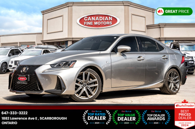2019 Lexus IS IS 350 AWD F-SPORT | BSM | NAVI | CAM | COOLED SEA in Cars & Trucks in City of Toronto