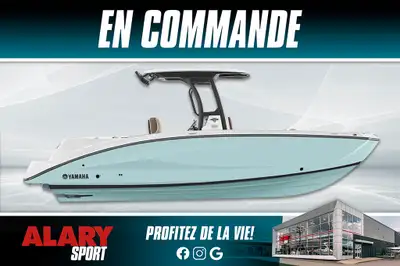 Ce bateau Yamaha 255 FSH SPORT H 2025 est disponible DÈS MAINTENANT! Contactez-nous au 450-420-2707....